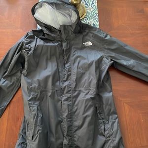 Girls North Face rain jacket